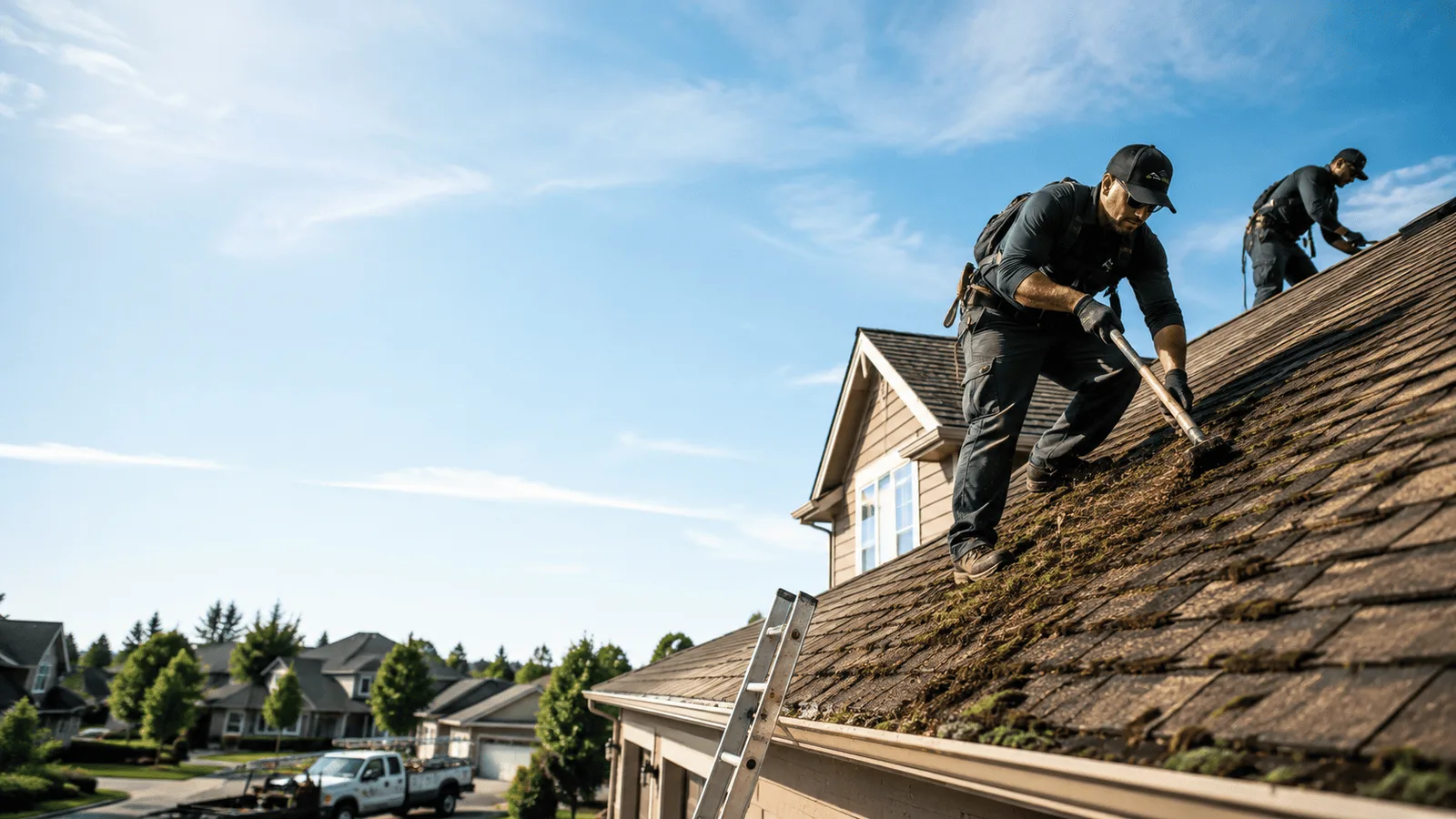 Roof Moss Removal in Kellnersville, WI near me